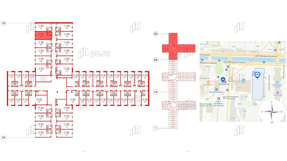 Апартаменты в ЖК Апарт-отель Well , студия, 26.97 м², 9 этаж